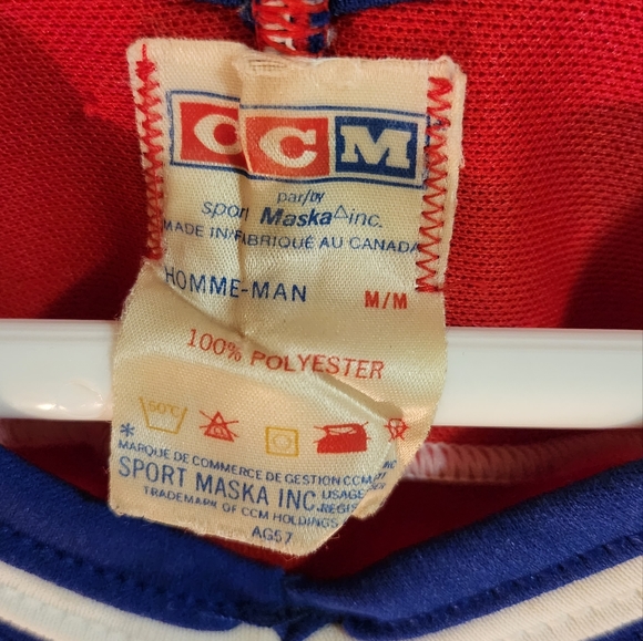 Montreal Canadiens 80s/90s CCM/Maska Jersey (Medium) - Picture 2 of 5